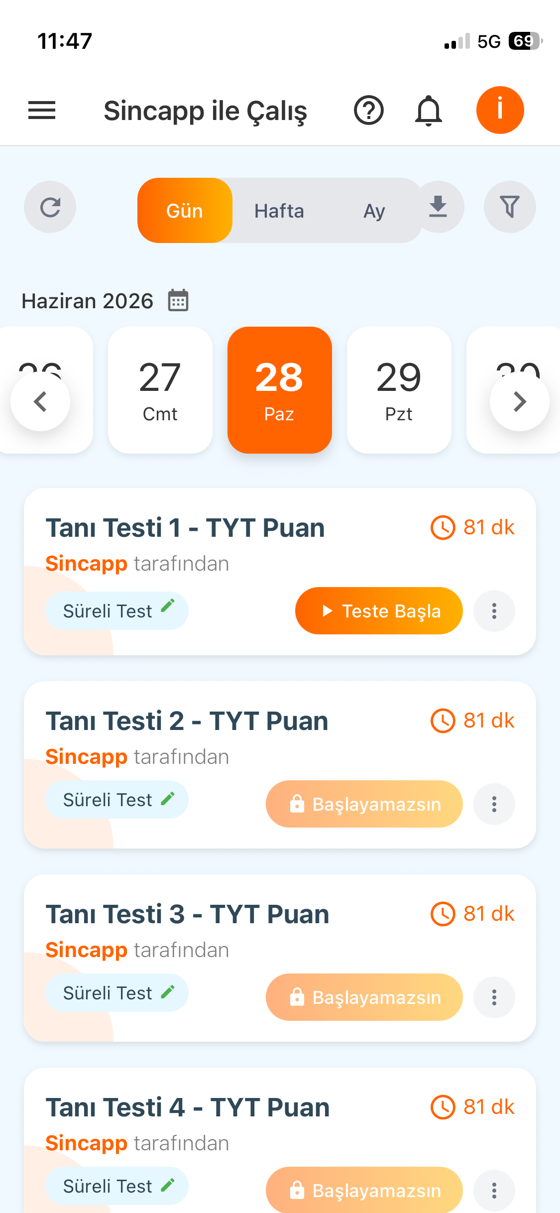 Sincapp ile Çalış